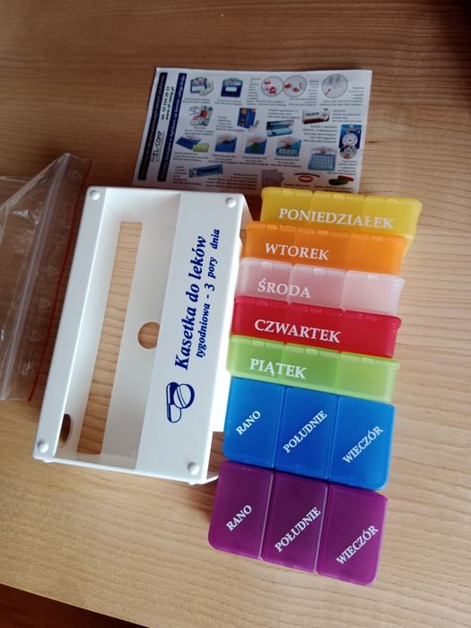 Kasetka na leki ( 3 pory dnia )