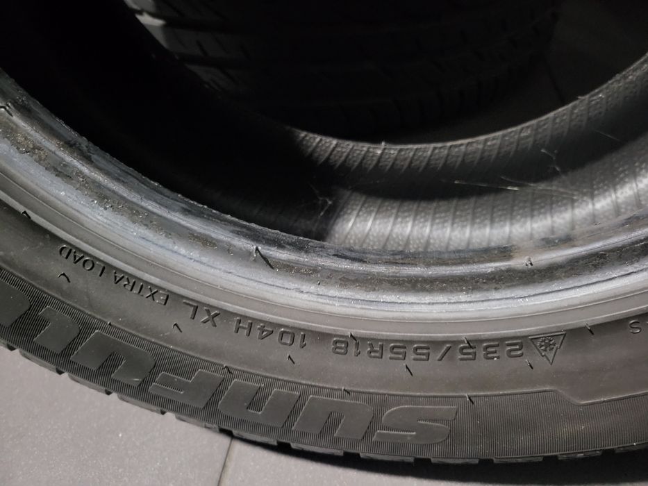 Opony 2 sztuki zimowe 235/55/18