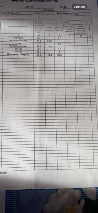 Будинок 73 м² + 25 сот під забудову в с. Раковець. Газ, світло, вода!