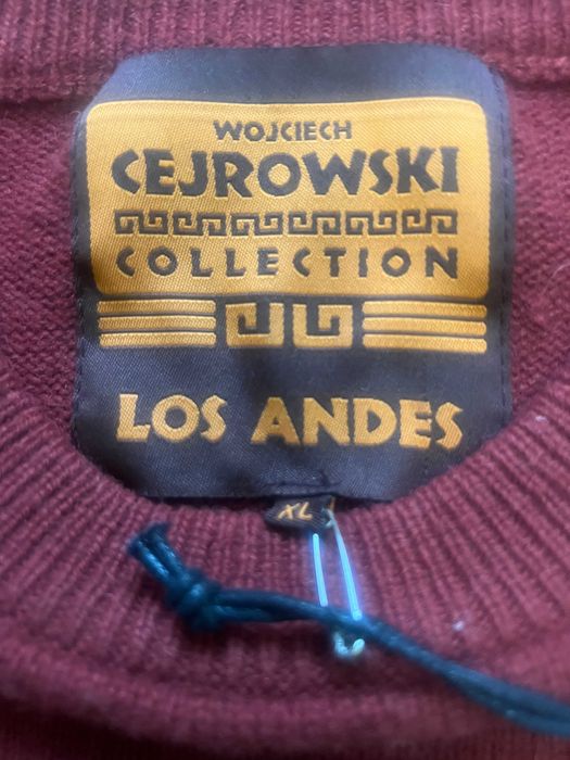 Sweter męski półgolf wełniany