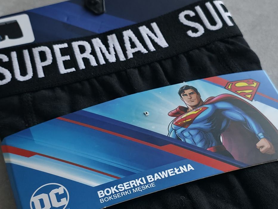 Oryginalne Bokserki Męskie Superman DC Bawełna Rozmiar M