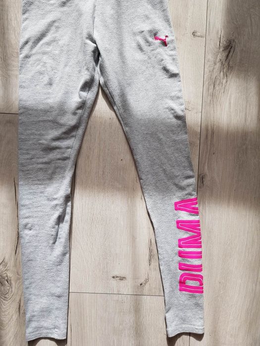 PUMA* Legginsy spodnie dresowe trening *158/164