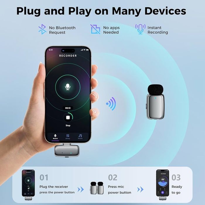 Петличний мікрофон ZealSound M6 Mini