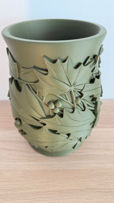 Vaso Decorativo Folhas Verde Musgo | Design
