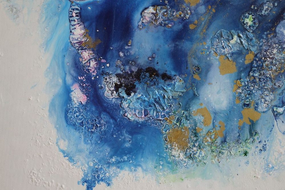 Abstrakcja.  Akryl na płótnie