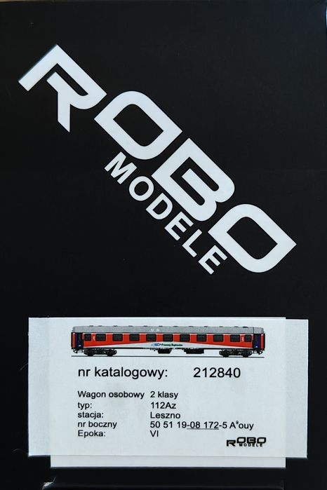 Robo 212840 - wagon osobowy, Przewozy Regionalne, 112Az, H0.
