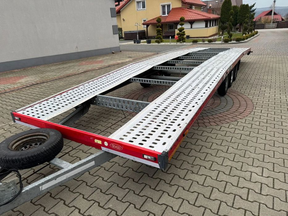 TA-NO Podwójna 2 auta DMC 3500kg.  Bezwypadkowa Laweta Podwójna Firmy TA-NO