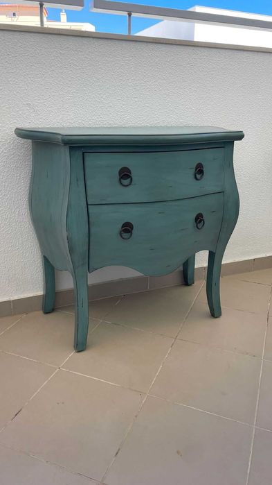 Cômoda/Consola Turquesa