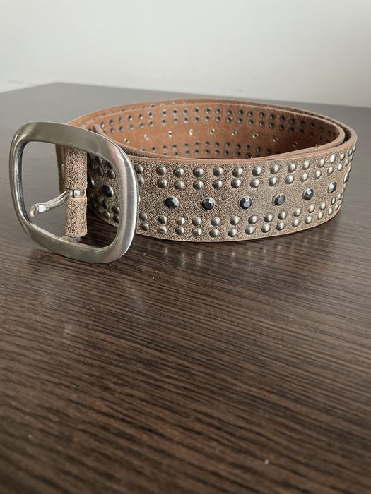 Шкіряний жіночий ремінь, 90