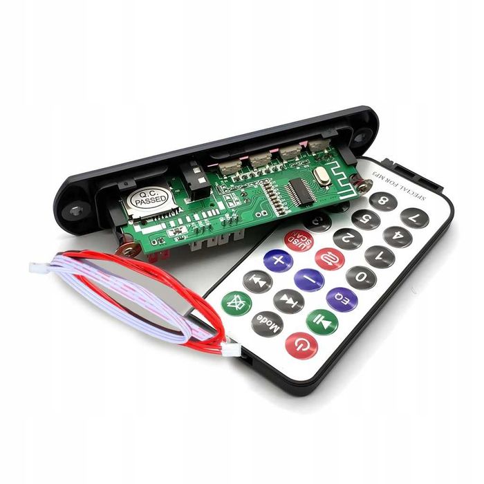 Moduł Audio Mp3 Bluetooth SD Radio AUX Pilot