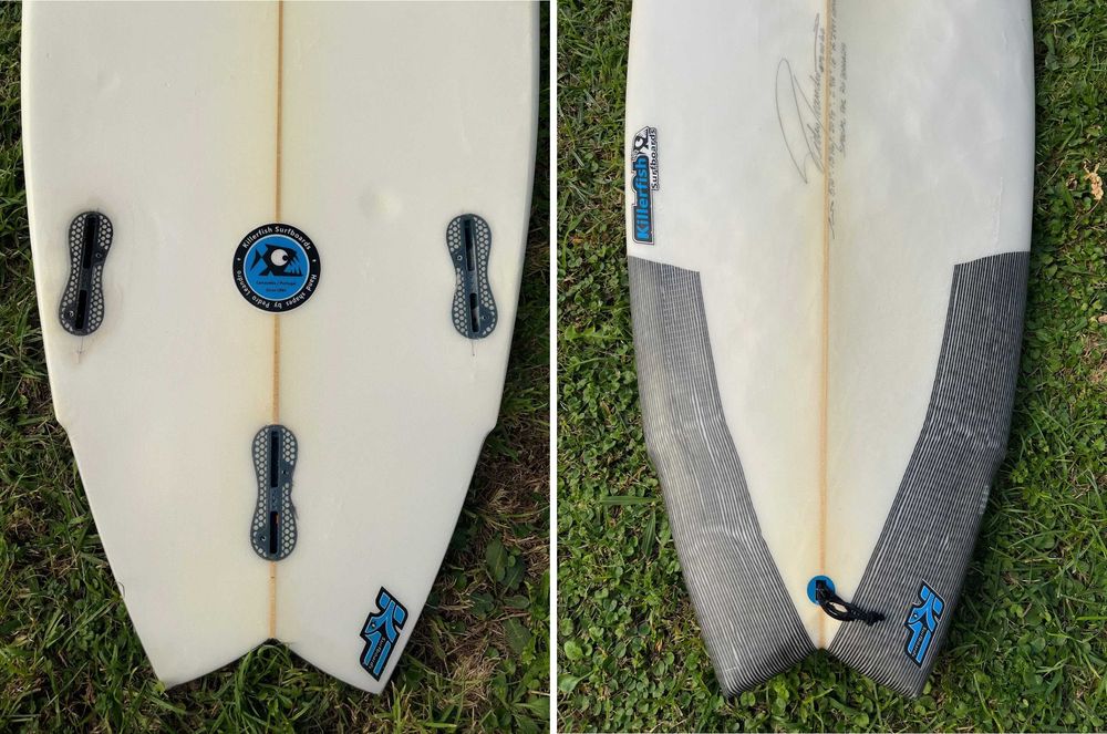 Prancha Surf Killerfish 5’10” ~32L + quilhas NÃO NEG.