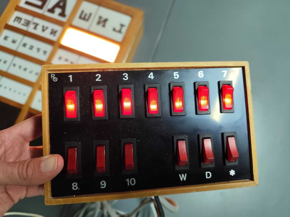 Optotipo Luminoso - Caixa de luz Oftalmologia
