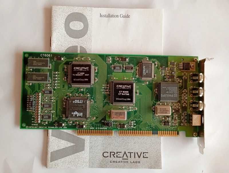 Creative Video Blaster RT300 (CT6061) Placa captura Video 1994
