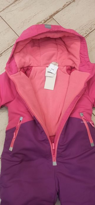 Nowy zimowy kombinezon dla dziewczynki 110/116