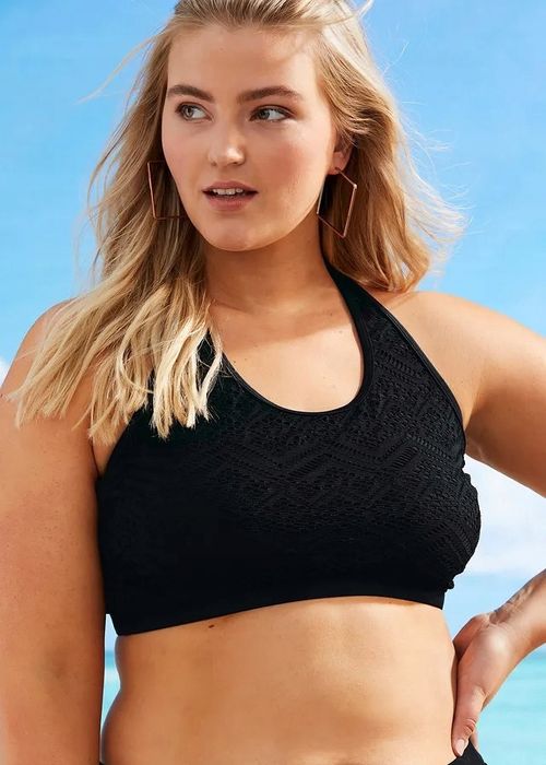 B.P.C biustonosz bikini a'la top ażurowy r.42