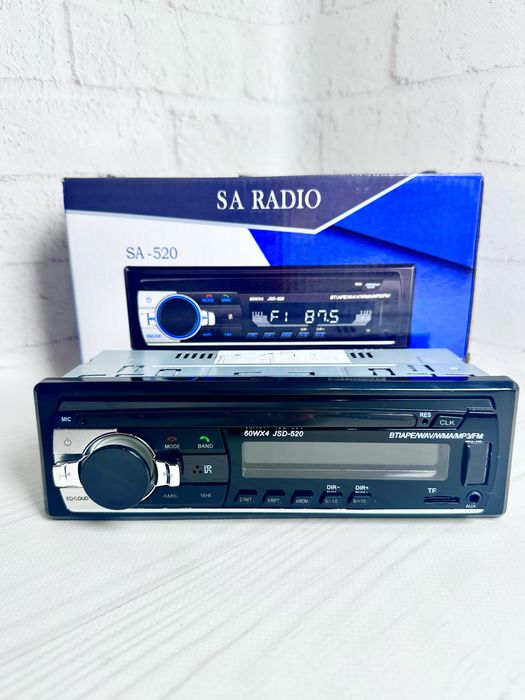 Магнитола SA520 USB AUX Bluetooth с пультом