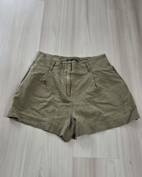 Spodenki szorty ZARA rozm.38 ( 50% len)