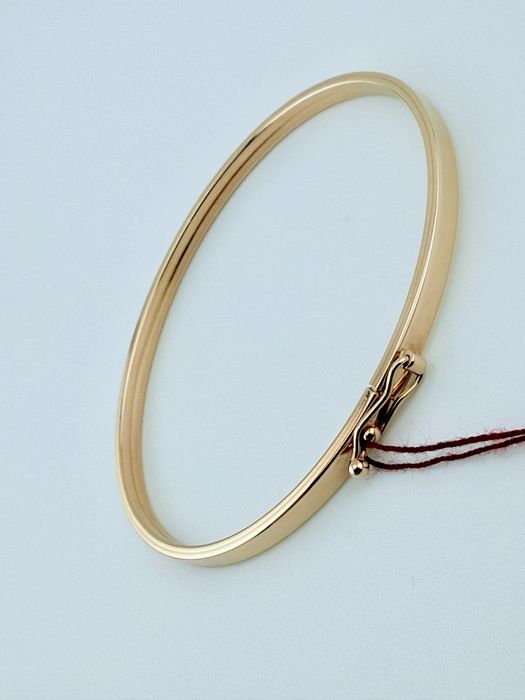 Золотий браслет жорсткий (скоба)