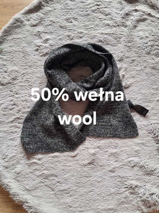 Wełniany dlugi szalik unisex