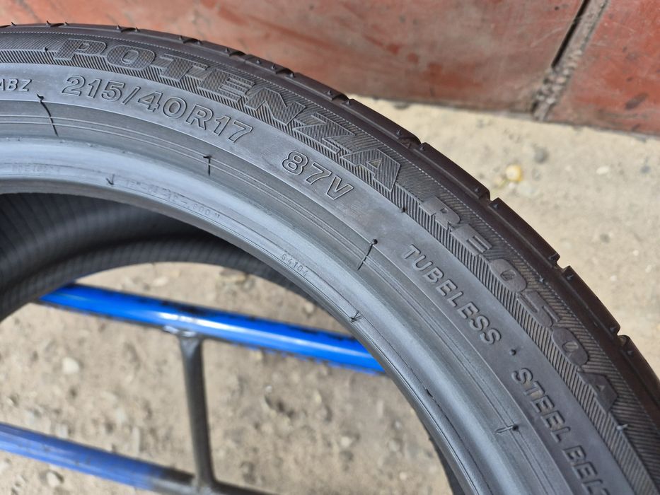 215/40/17 R17 Bridgestone Potenza RE050A 4шт ціна за 1шт шини