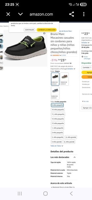 sapatos infantis
