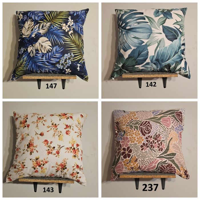 Poszewki na Jaśki wzory kwiatowe / liście - 7 zł / sztuka