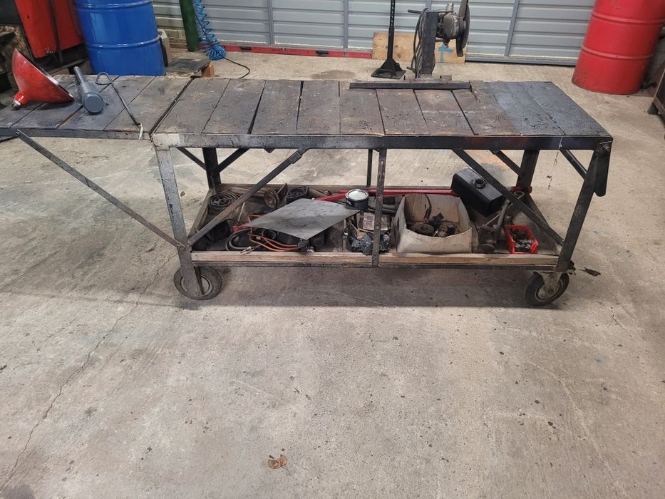 Stół warsztatowy 59x208cm ,kątówka  hitako.