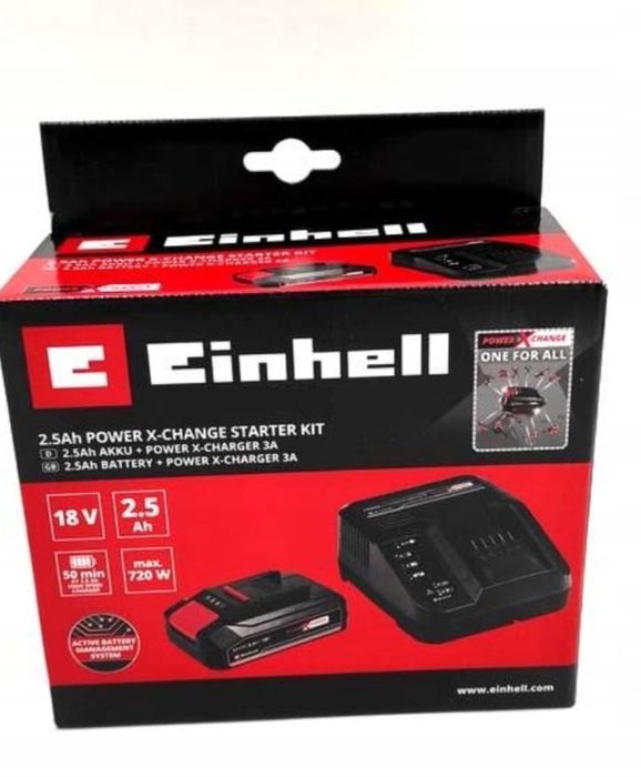 Bateria / Akumulator Einhell 18V 2,5Ah + Ładowarka 3Ah