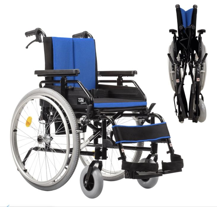 Wózek inwalidzki stalowo-aluminiowy ViteaCare