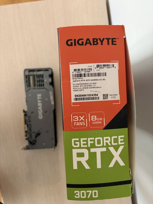 Gigabyte RTX 3070 GAMING OC 8GB