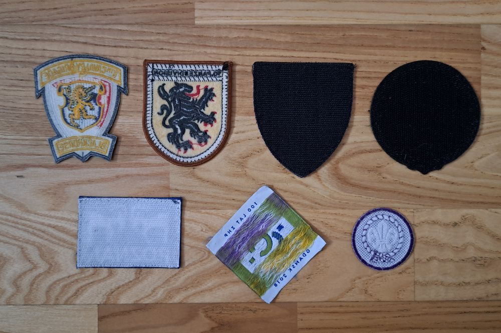 Zestaw naszywek (różne)