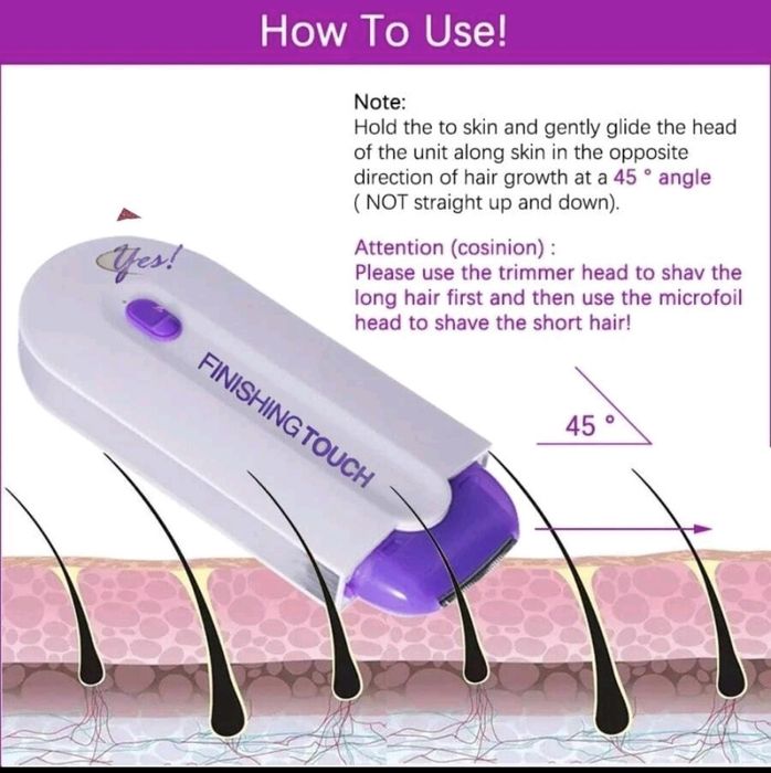 Mini depiladora nova