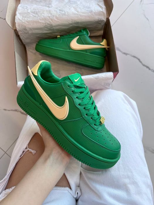 Кросівки Кроссовки Nike Air Force 1 Low x Ambush Pine Green Зелёный Зелений Кросовки демісезон