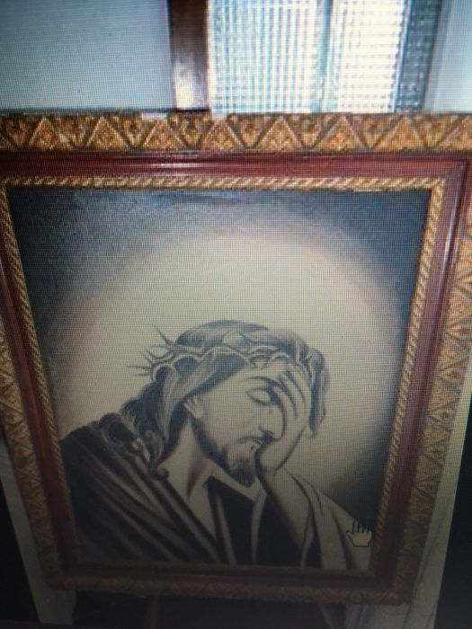 Quadro a óleo sobre tela (Jesus Cristo)