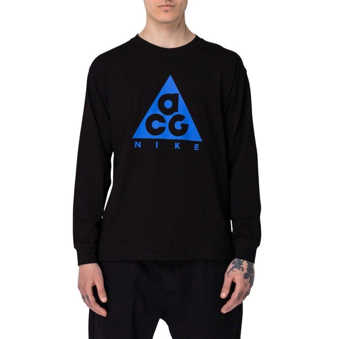 Лонгслів Nike ACG Long Sleeve Logo Tee Beige \ Black - Blue Logo \ Light Purple \ Pink