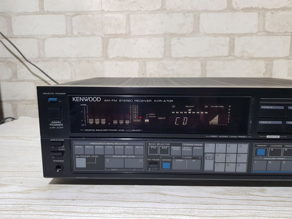 Пульт!FM/AM Стерео ресивер Kenwood KVR-A70 2х73Вт  б/у з  Німеччини