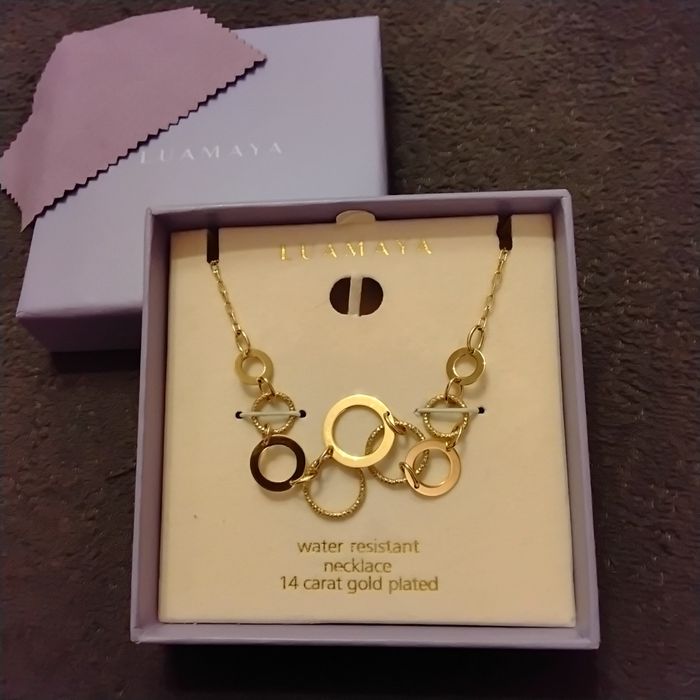 Naszyjnik z pozłacanego srebra