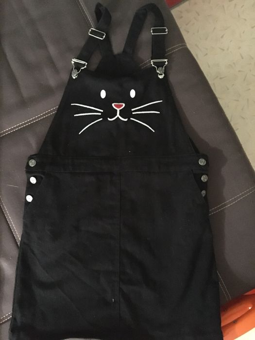 Сарафан котон джинс юбка