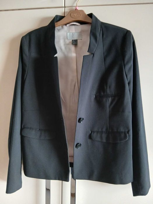 Żakiet czarny, H&M, 14