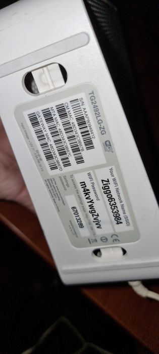 DOCSIS3.0 роутер ZIGGO TG2492LG-ZG