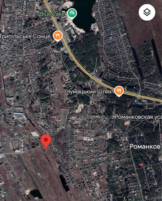 Продаж дідянки 2.9 га Романків , Ходосівка ,під будівництво