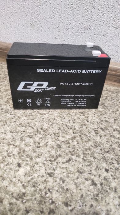 Акумулятори для приладів систем безпеки