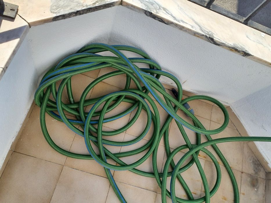 Churrasqueira e mangueira