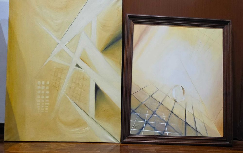 Telas a óleo 50 x60 e 77x57