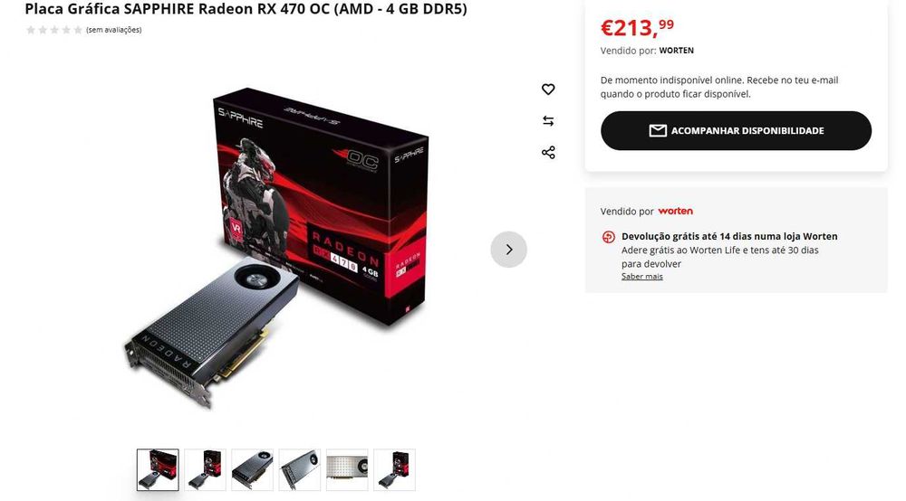 vendo rx 470 4gb boa para jogos como gta 5/online/Fivem e etc