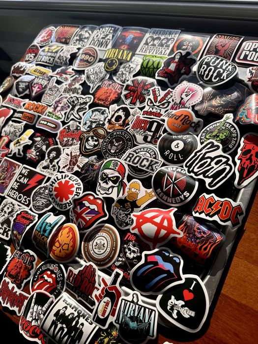 100 Stickers Rock