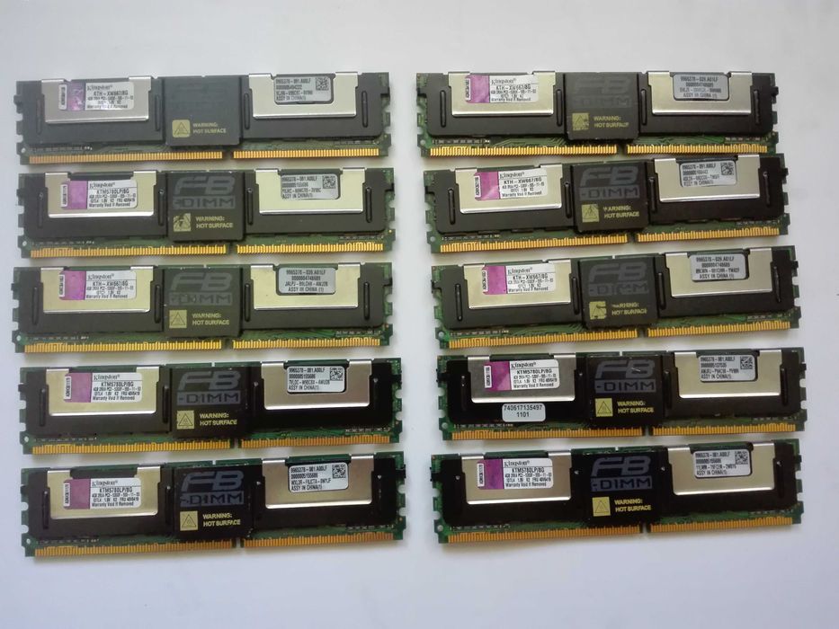 Память серверна Kingston KTM5780LP/8G 4GB 2Rx4 PC2-5300F DDR2