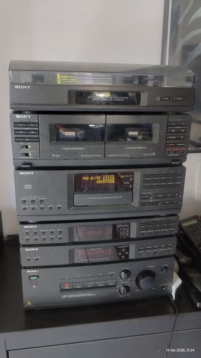 Wieża Sony LBT-D309 + pilot nie działa CD i kasety