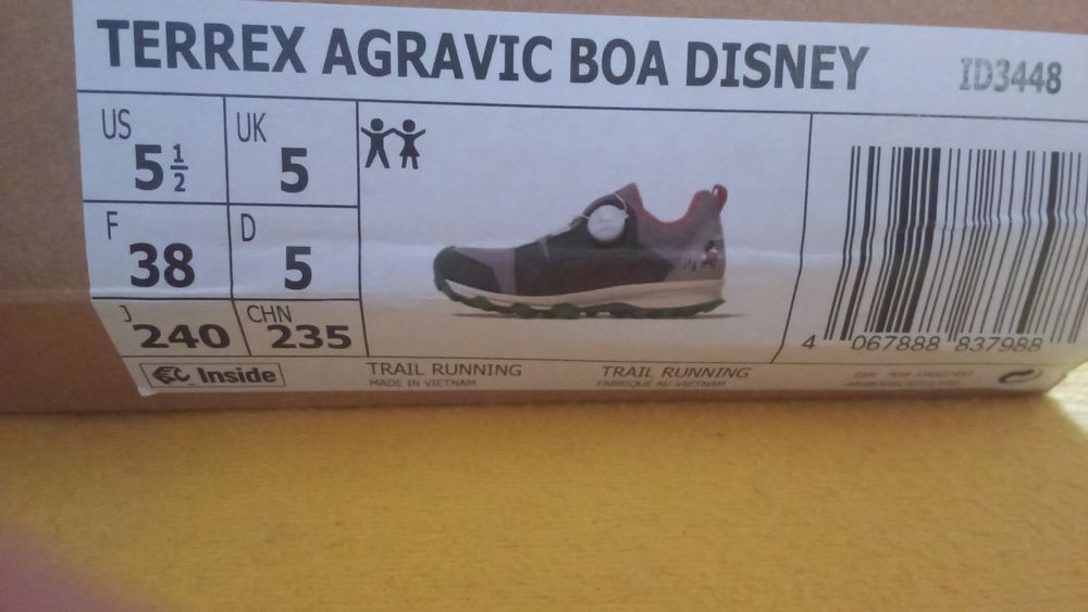Adidas terrex boa Disney 38