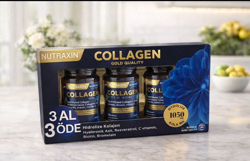 Nutraxin - Collagen gold - 1 yпаковка ( 3 шт ) - на три місяці ..